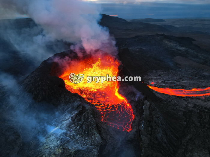 Volcan - Eruption volcanique en direct (Fagradalsfjall 2021-07-10)  - gryphea.org